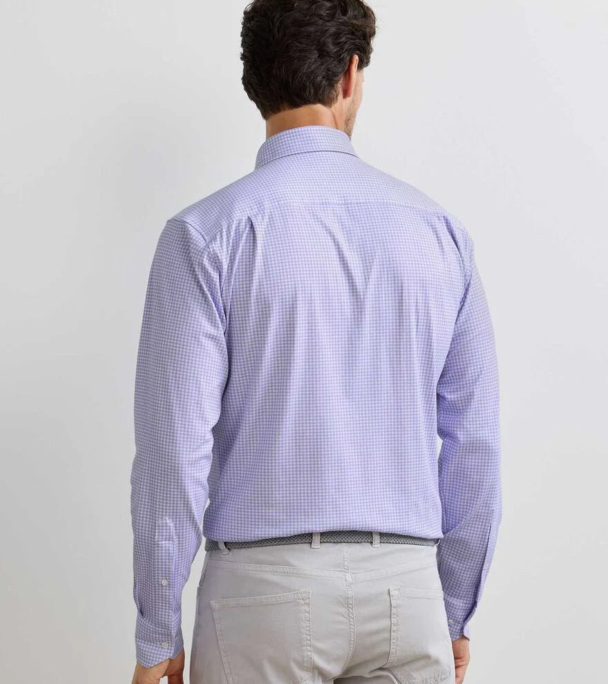 Peter Millar Excursionist Flex Gingham Sport Shirt