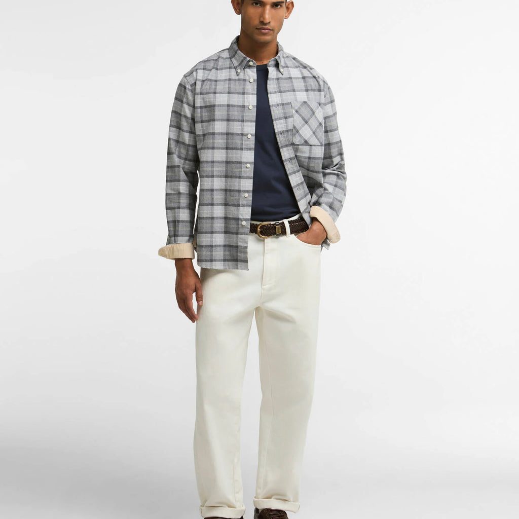 Barbour Mineral Tartan Authentic-Fit Long-Sleeved Shirt