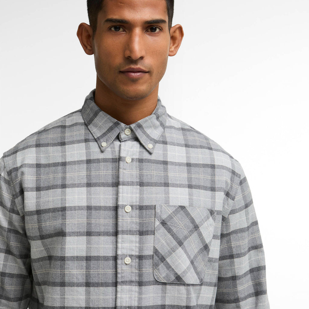 Barbour Mineral Tartan Authentic-Fit Long-Sleeved Shirt