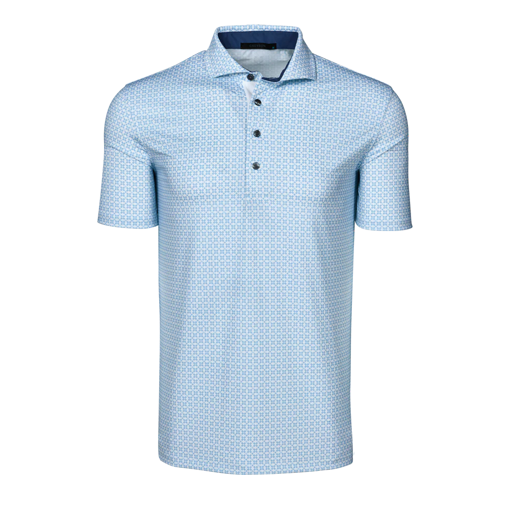 Greyson Ghost Thistle Short Sleeve Polo