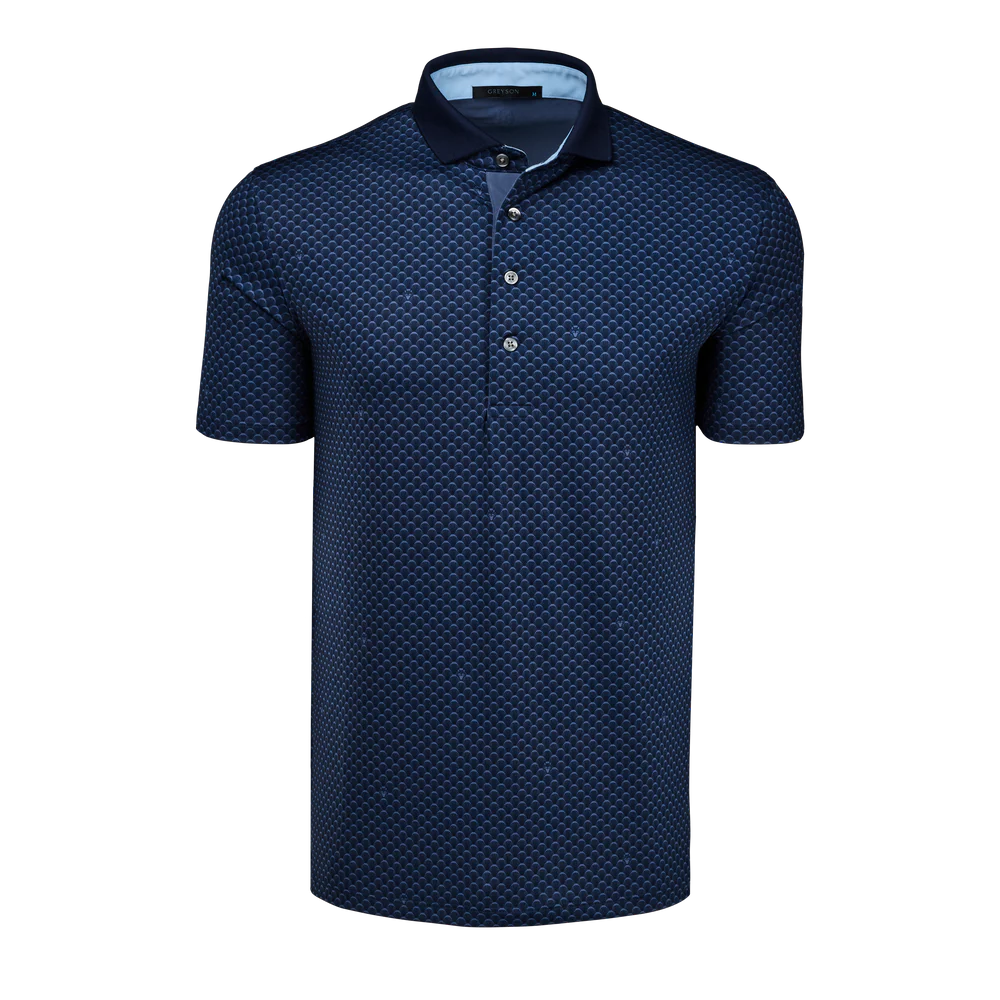 Greyson Ponderous Wolf Short Sleeve Polo