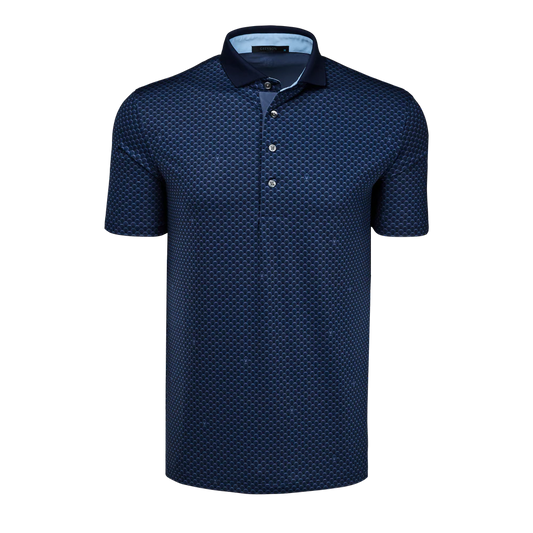 Greyson Ponderous Wolf Short Sleeve Polo