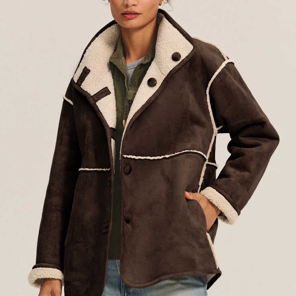 Velvet Shona Sherpa Reversible Jacket
