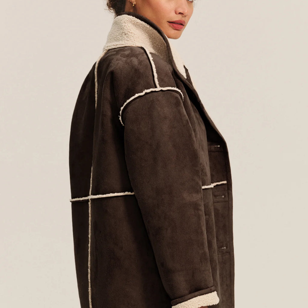 Velvet Shona Sherpa Reversible Jacket