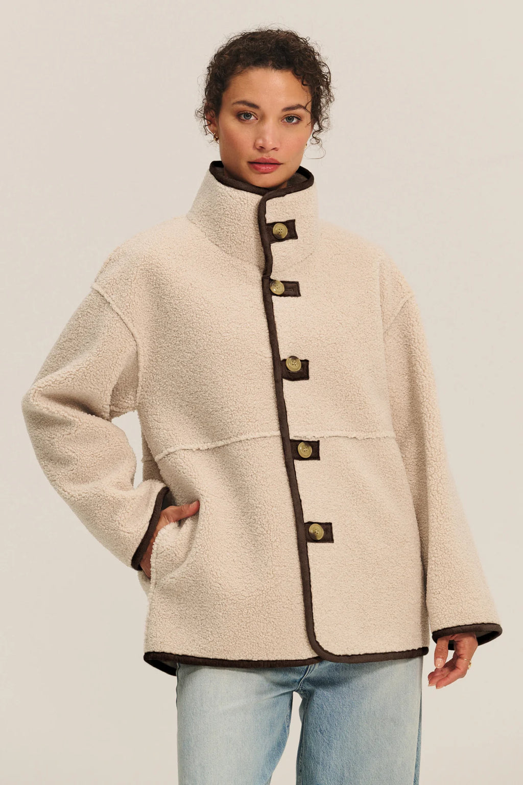 Velvet Shona Sherpa Reversible Jacket