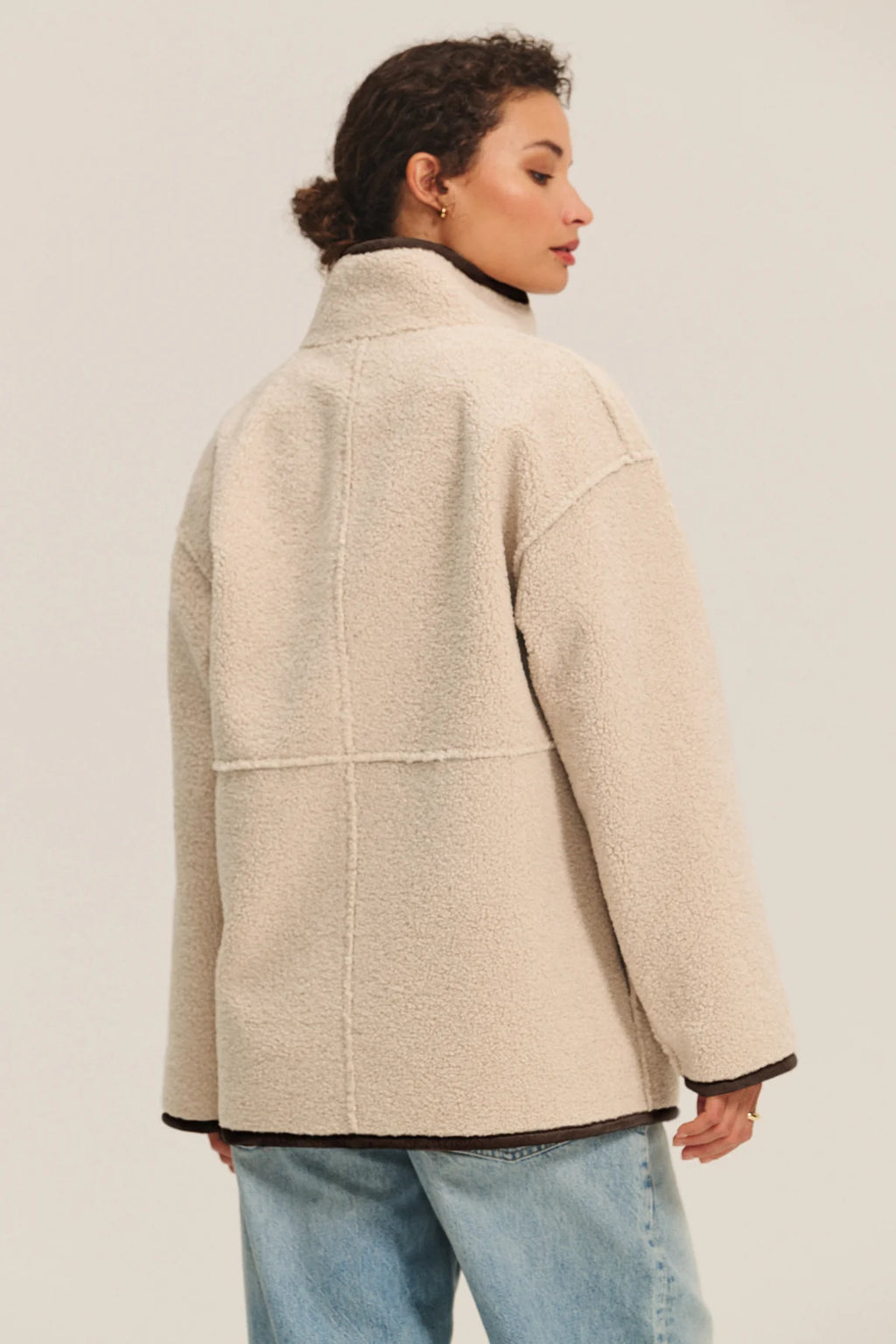 Velvet Shona Sherpa Reversible Jacket