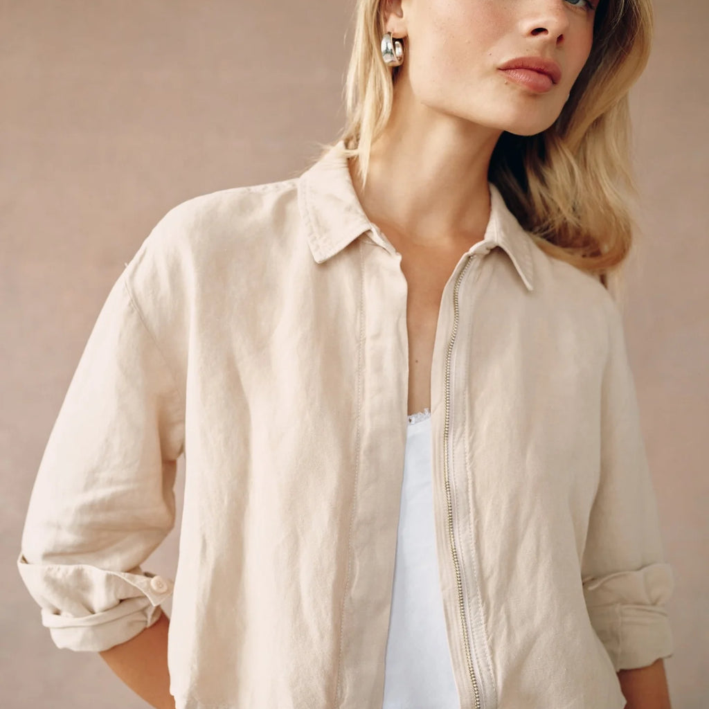 Bella Dahl Oversized Cropped Shacket
