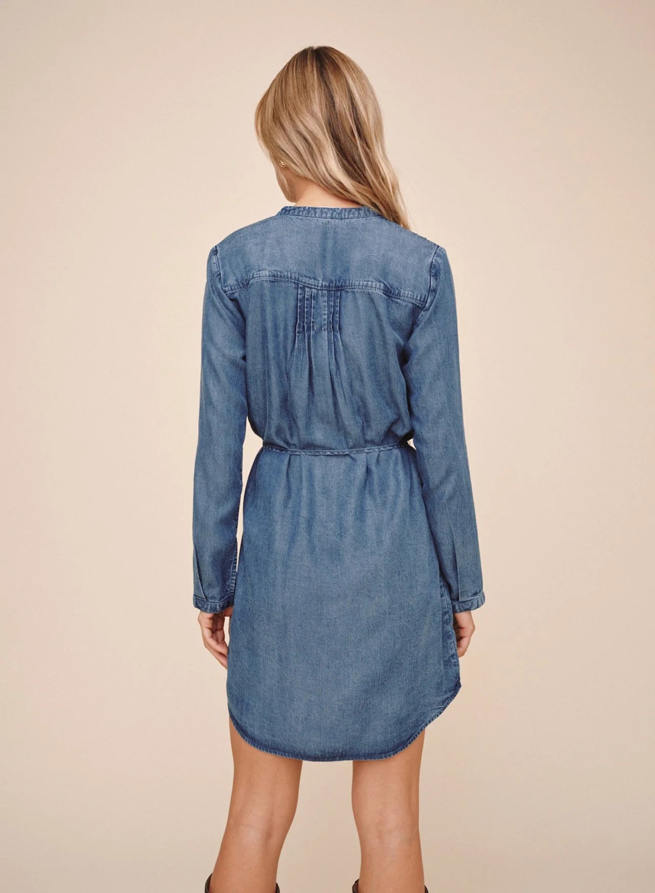 Bella Dahl Pintuck Shirt Tail Dress