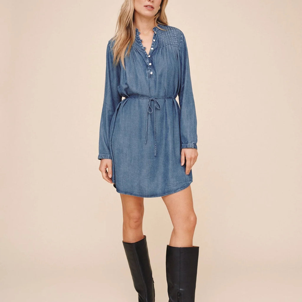 Bella Dahl Pintuck Shirt Tail Dress