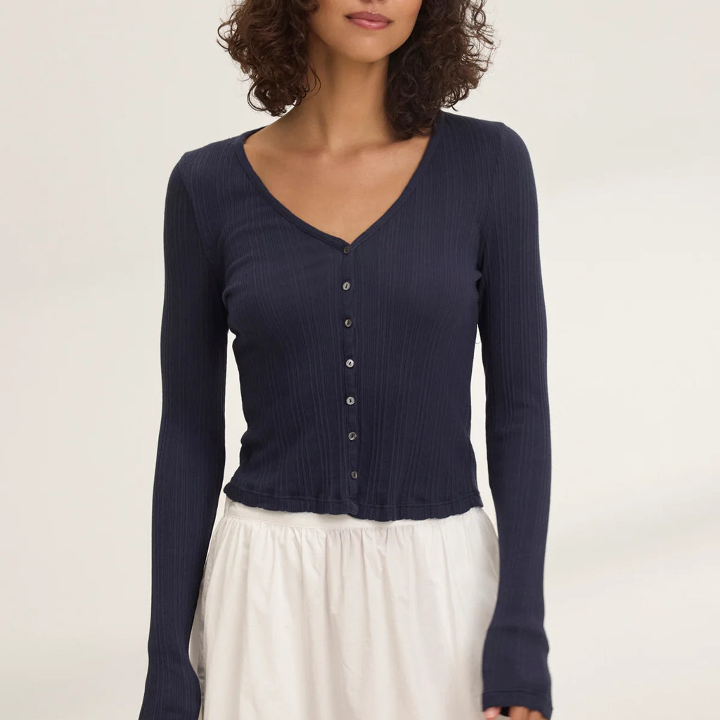 Velvet Drew Pointelle Cardigan