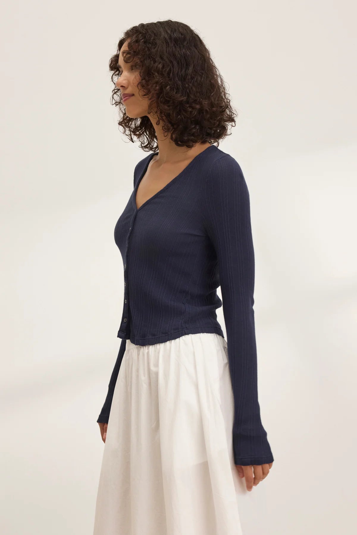 Velvet Drew Pointelle Cardigan