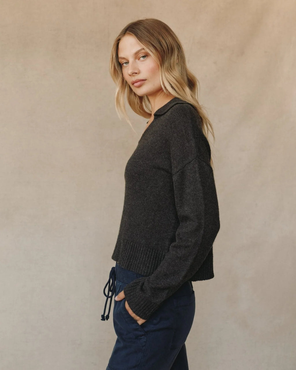 Bella Dahl Pullover Sweater With Collar