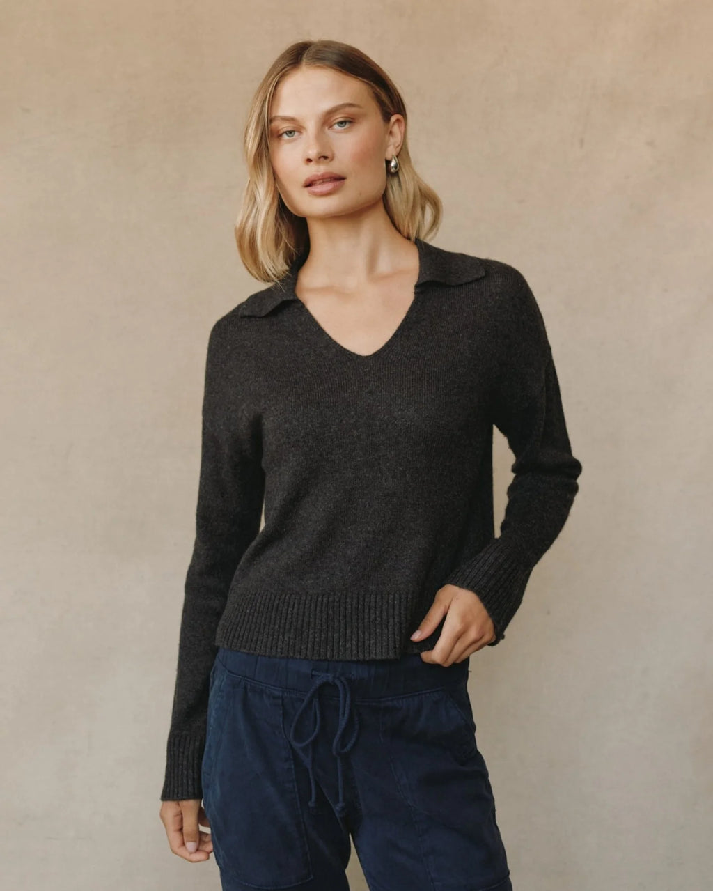 Bella Dahl Pullover Sweater With Collar