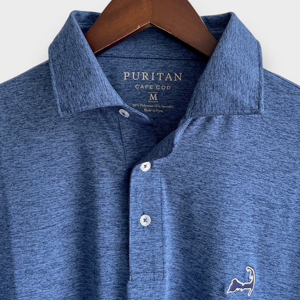 Cape Cod Performance Solid Heather Polo