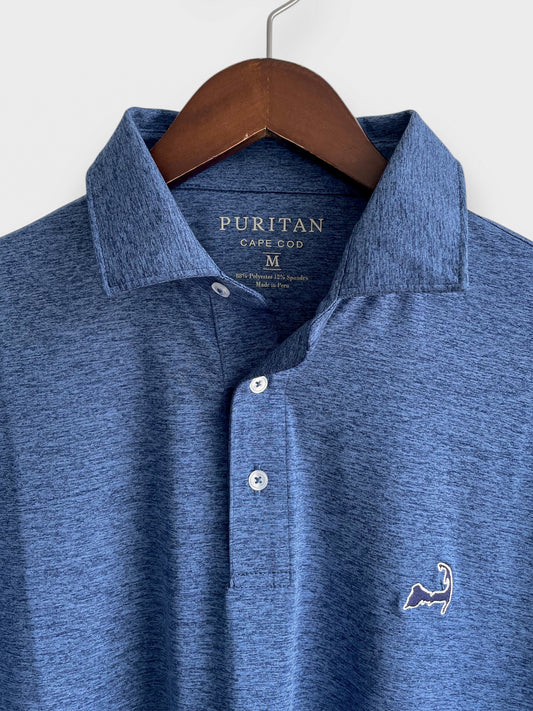 Cape Cod Performance Solid Heather Polo