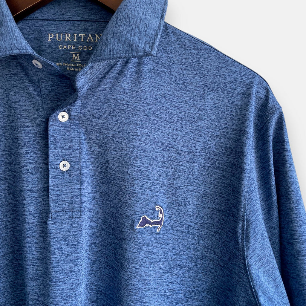 Cape Cod Performance Solid Heather Polo