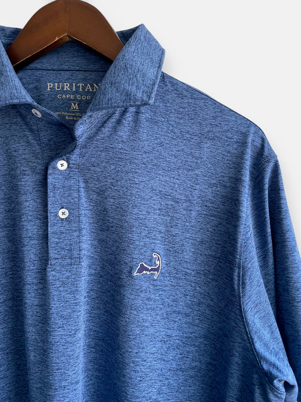 Cape Cod Performance Solid Heather Polo
