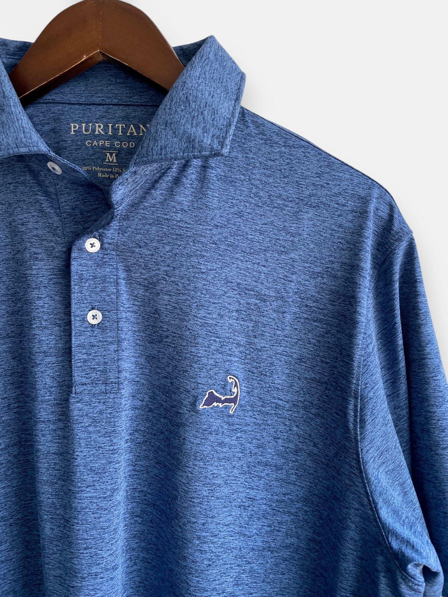 Cape Cod Performance Solid Heather Polo