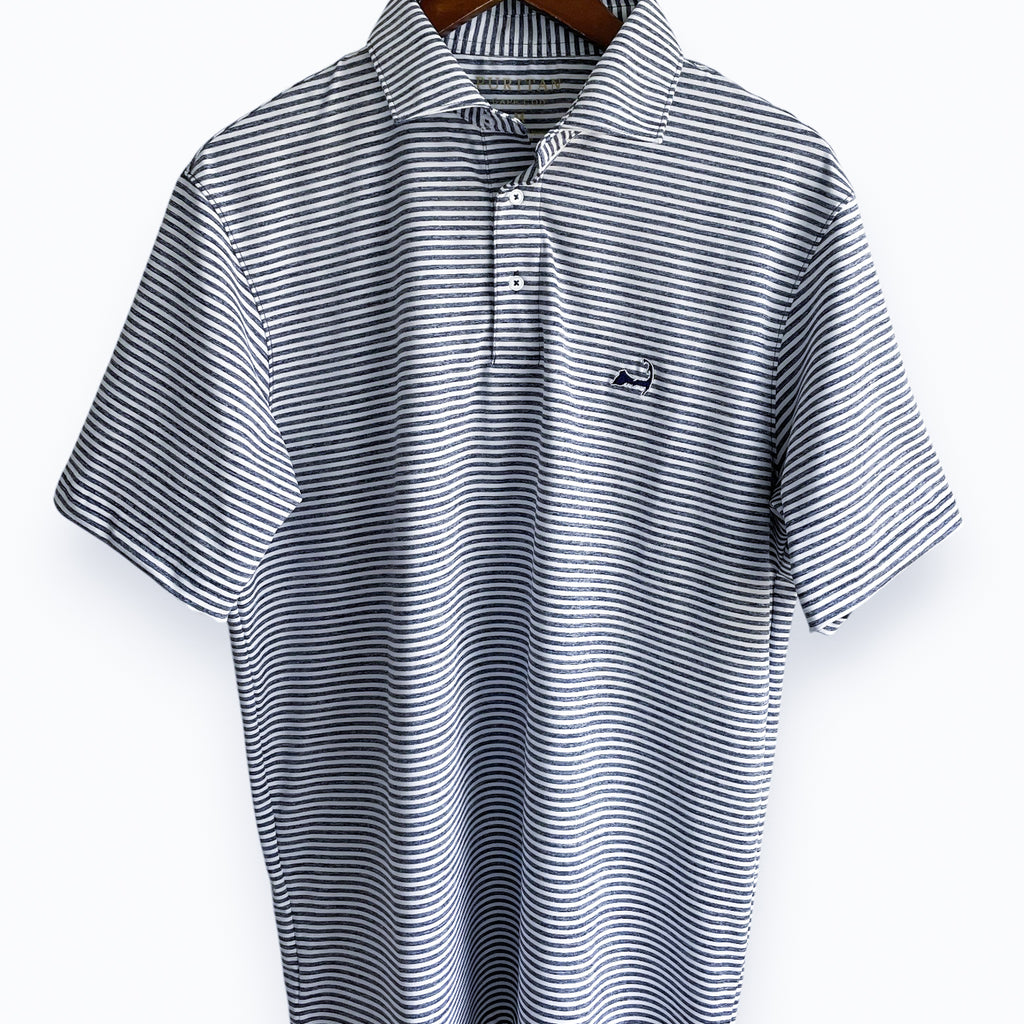 Cape Cod Performance Stripe Polo