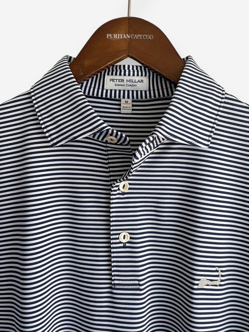 Peter Millar Cape Cod Hales Performance Stripe Polo