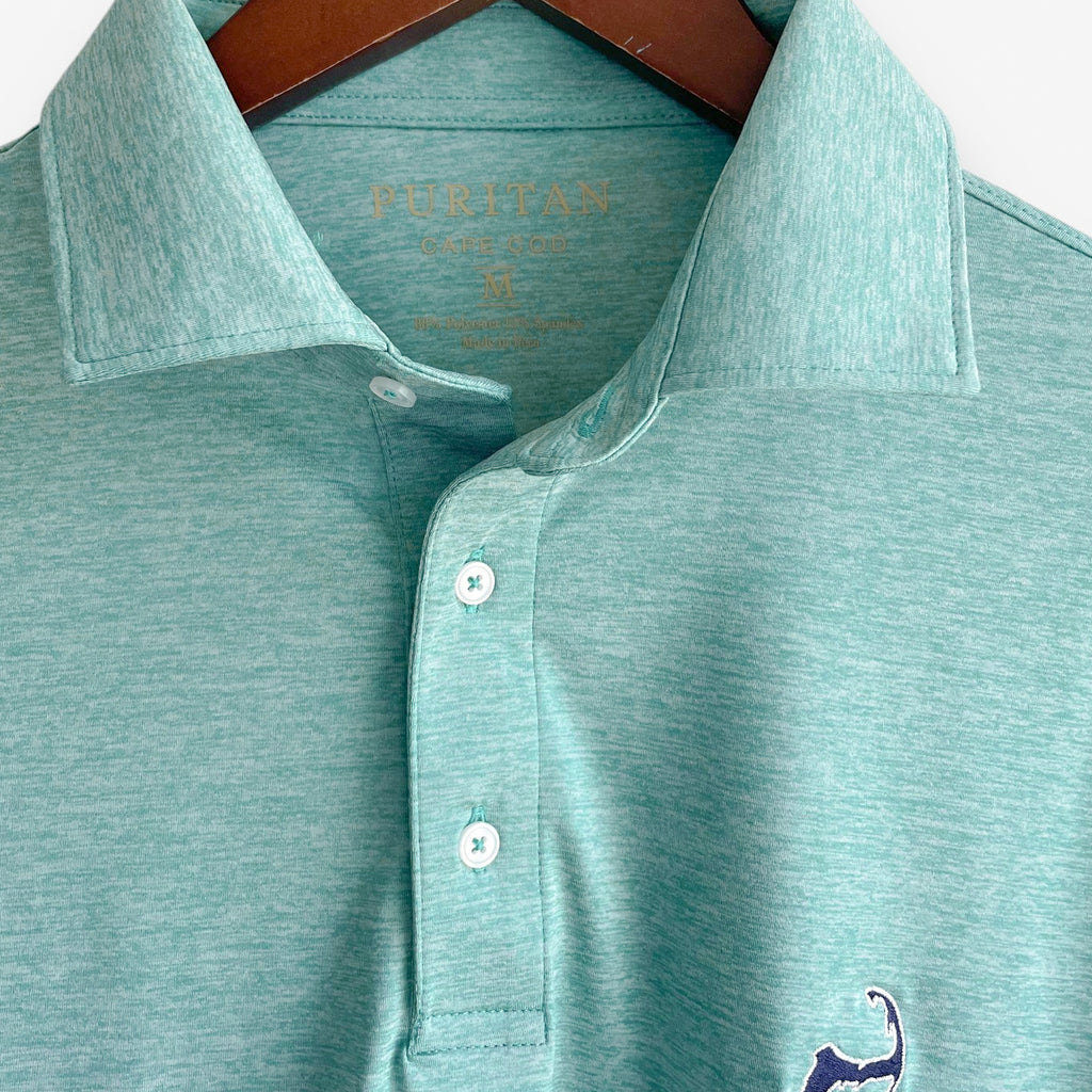 Cape Cod Performance Solid Heather Polo