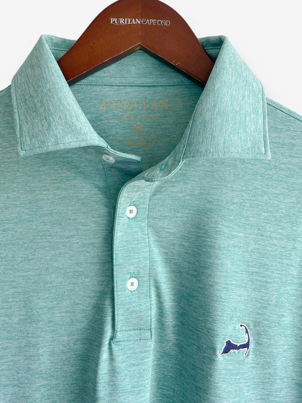 Cape Cod Performance Solid Heather Polo