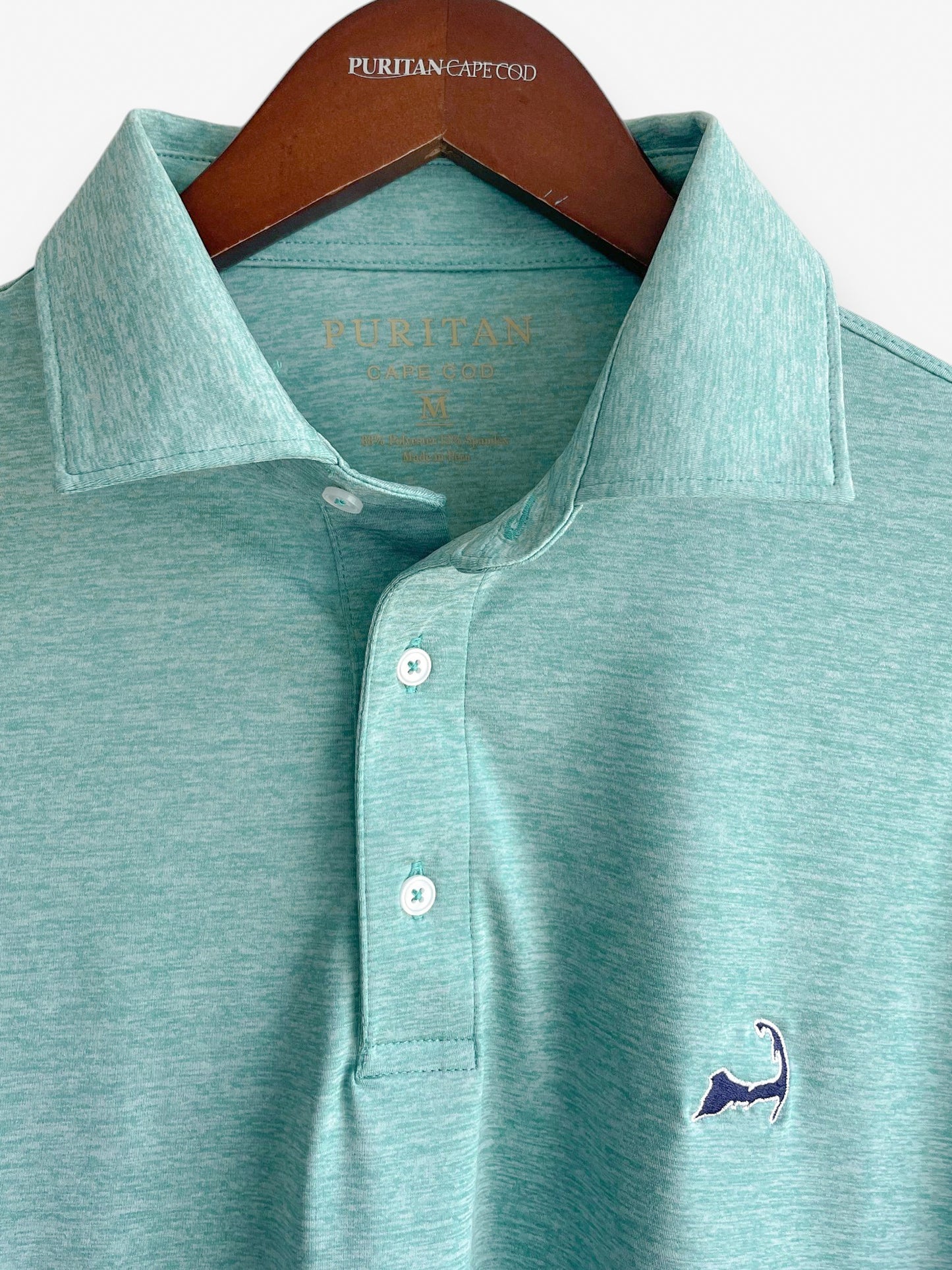 Cape Cod Performance Solid Heather Polo