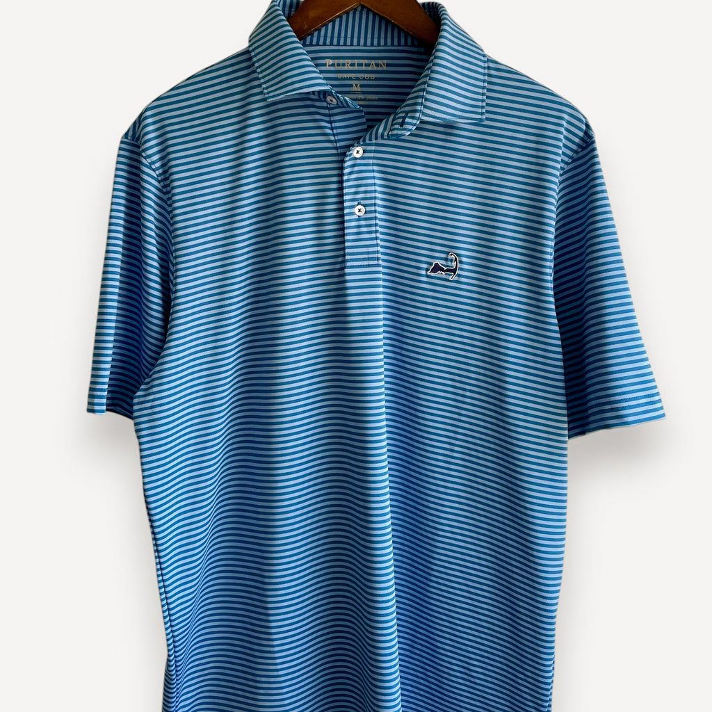 Cape Cod Performance Stripe Polo