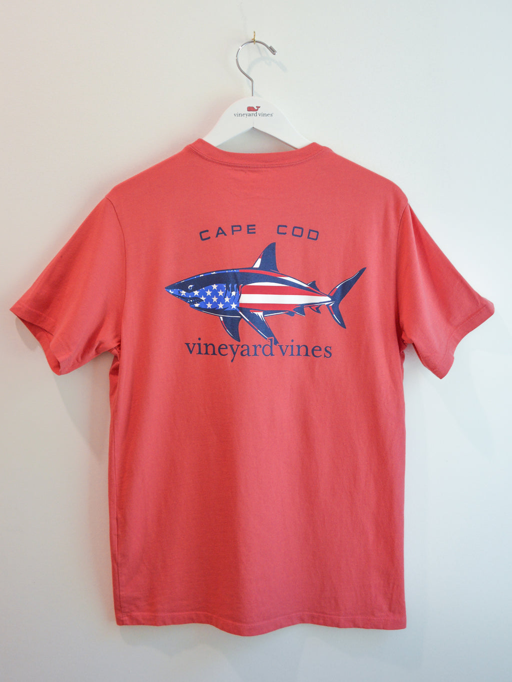 Vineyard Vines Cape Cod Flag Shark Tee