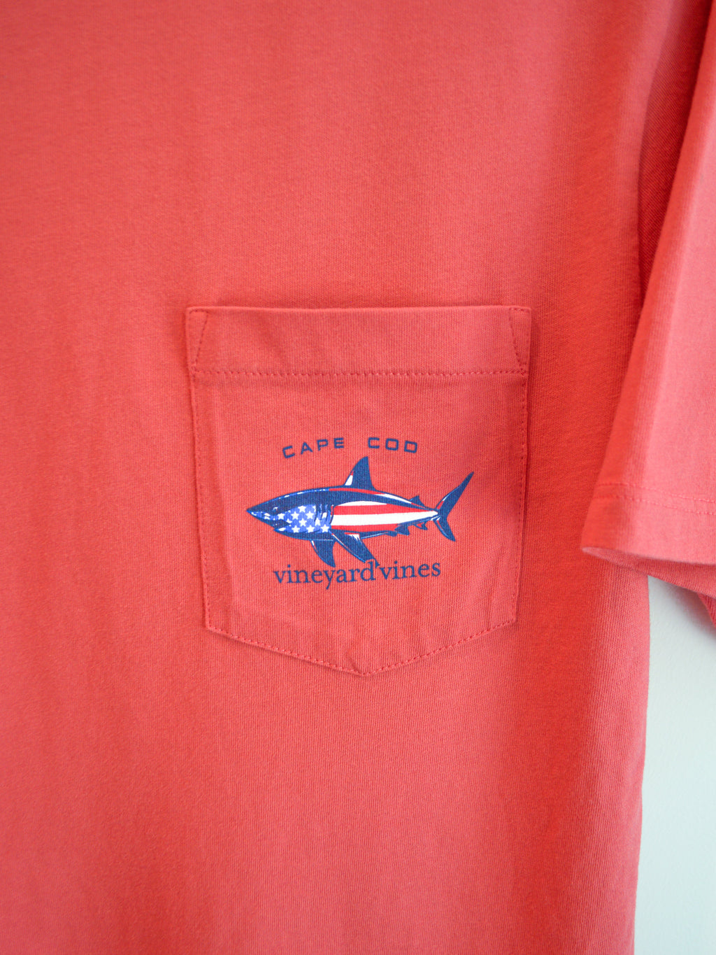 Vineyard Vines Cape Cod Flag Shark Tee