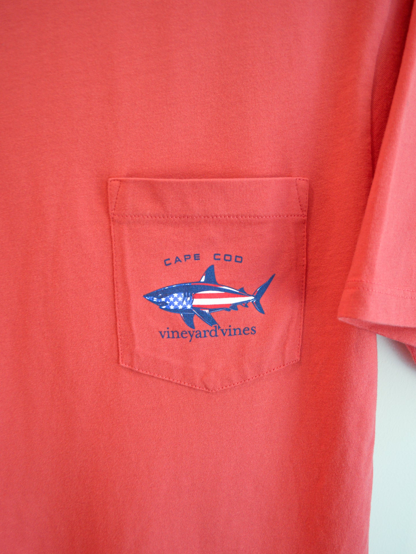 Vineyard Vines Cape Cod Flag Shark Tee