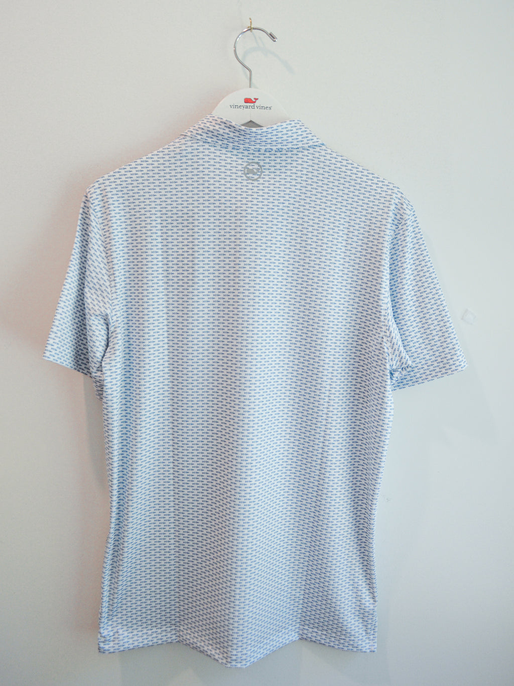 Vineyard Vines Cape Cod Fish Print Sankaty Performance Polo