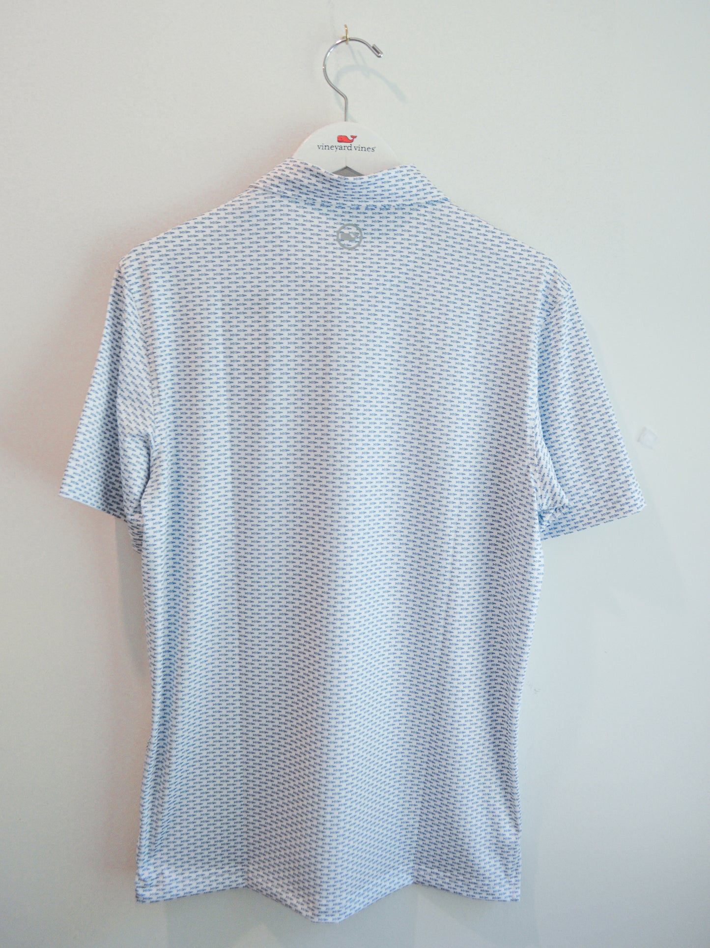 Vineyard Vines Cape Cod Fish Print Sankaty Performance Polo