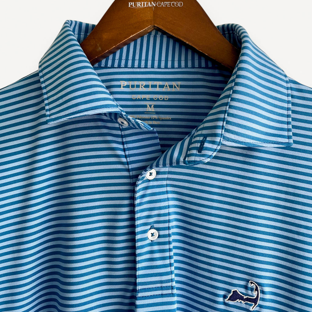 Cape Cod Performance Stripe Polo