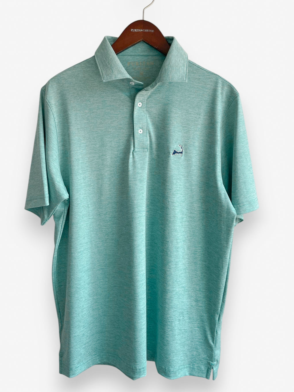 Cape Cod Performance Solid Heather Polo