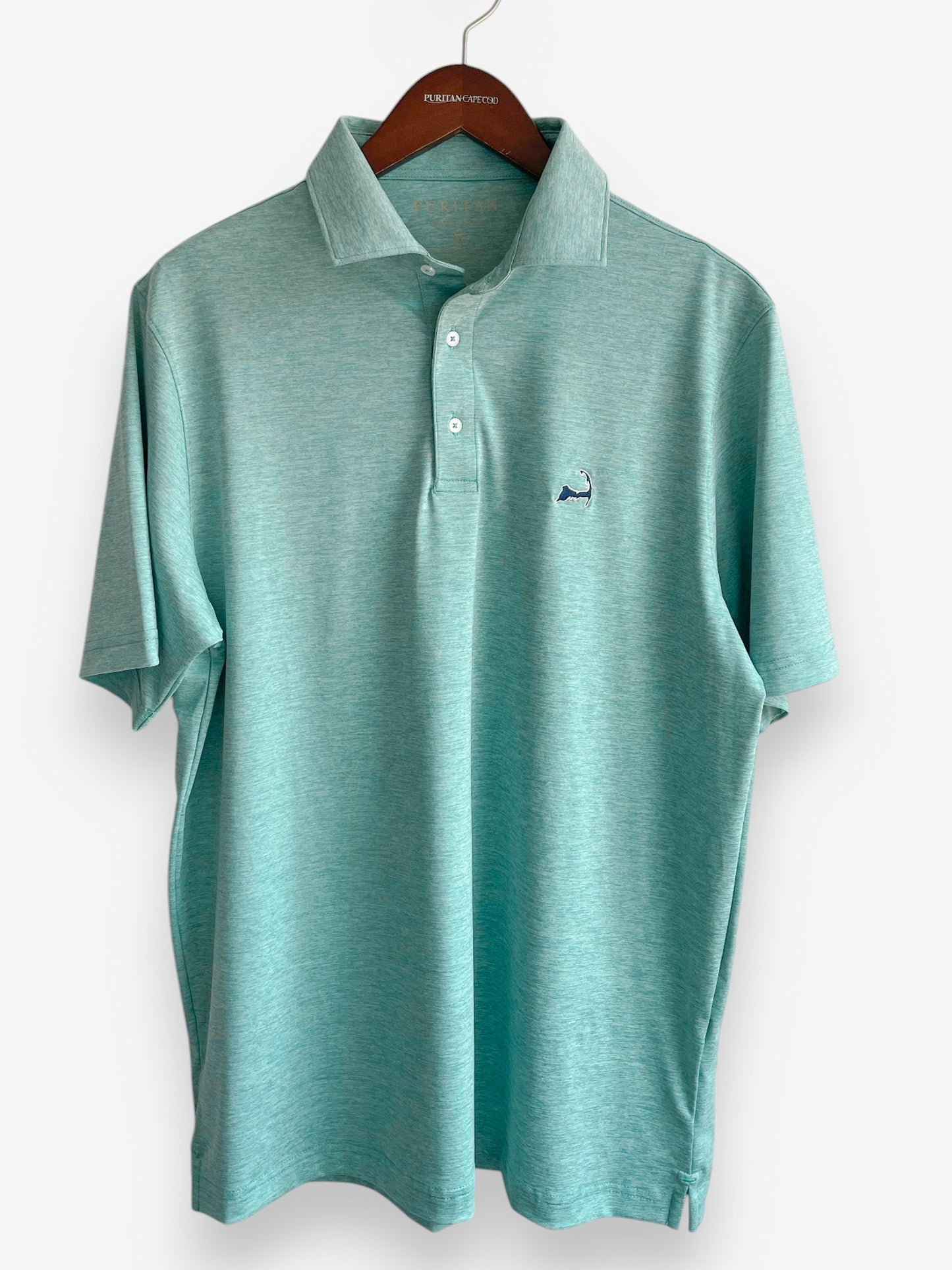 Cape Cod Performance Solid Heather Polo