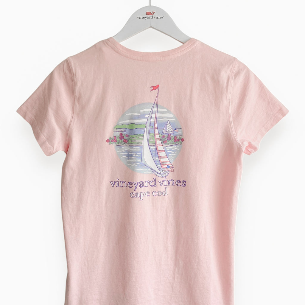 Vineyard Vines Cape Cod Women's Short Sleeve Sailboat Tee