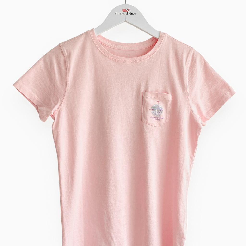 Vineyard Vines Cape Cod Women's Short Sleeve Sailboat Tee