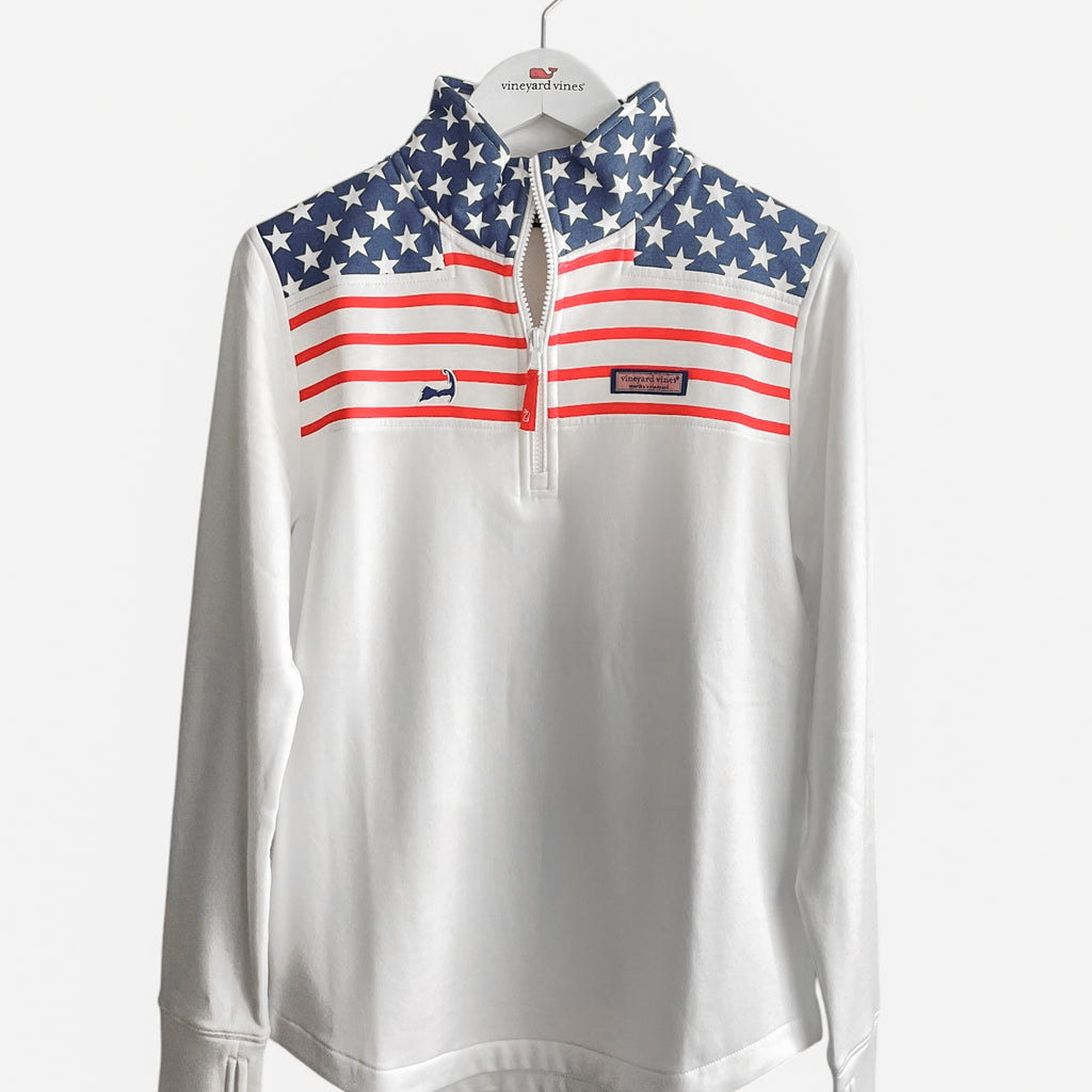 Vineyard Vines Cape Cod Women's Dreamcloth Stars and Stripes Shep Shirt