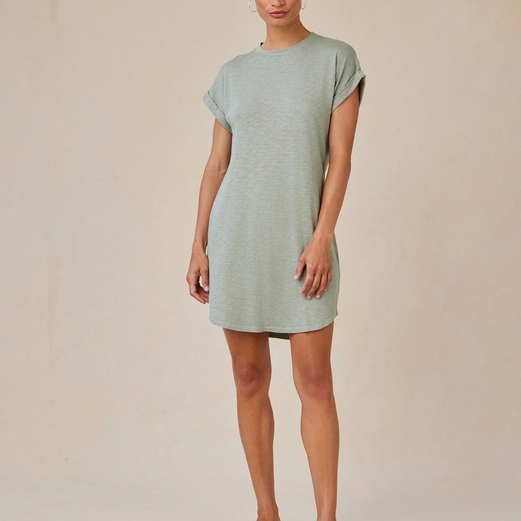 Bella Dahl Roll Sleeve T-Shirt Dress