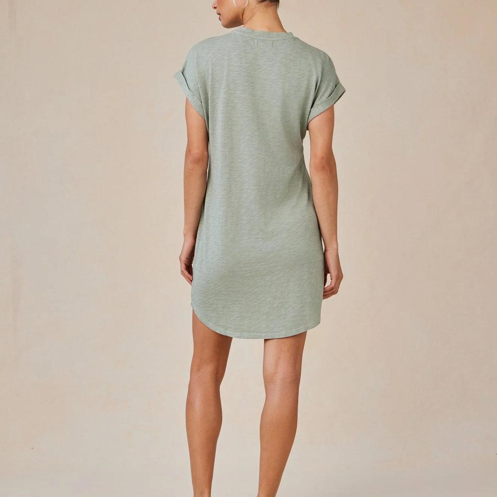 Bella Dahl Roll Sleeve T-Shirt Dress
