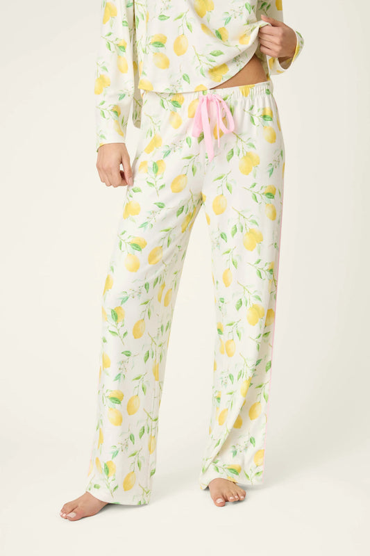 P.J. Salvage La Dolce Spritz Lemon Zest Pajama Pants