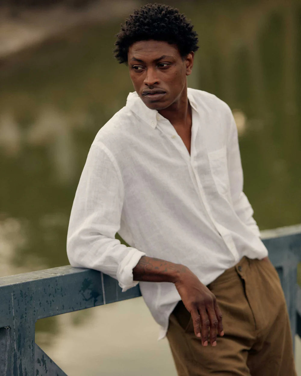 Billy Reid Linen Tuscumbia Shirt