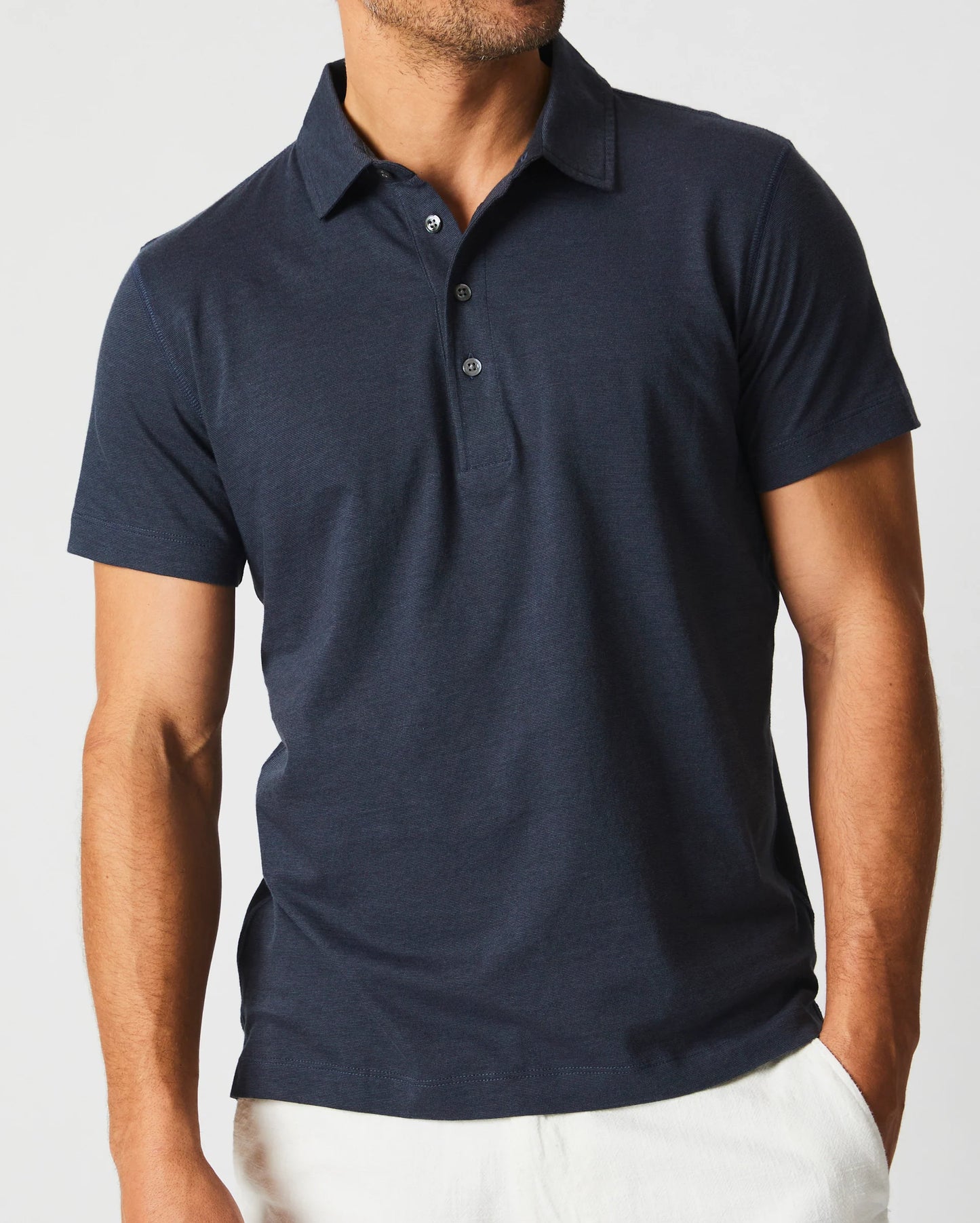 Billy Reid Stripe Pensacola Polo