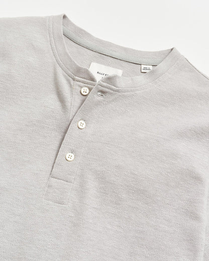 Billy Reid Short Sleeve Hemp Cotton Henley