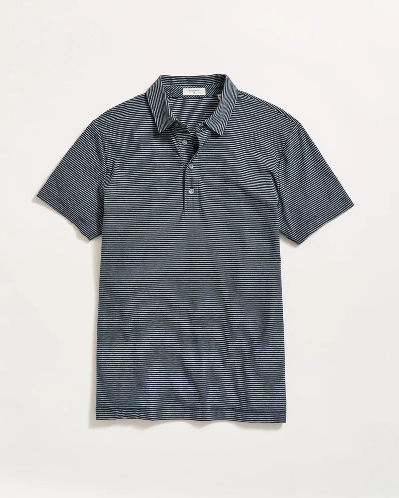 Billy Reid Stripe Pensacola Polo