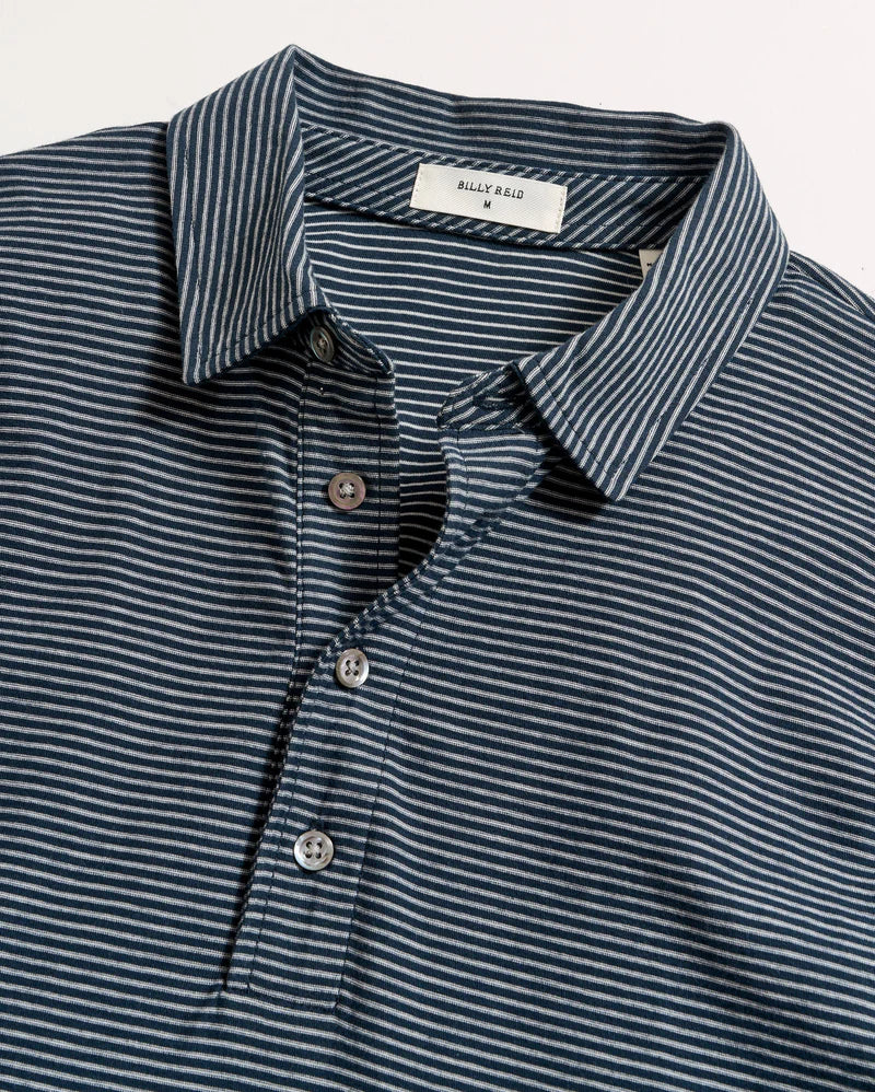 Billy Reid Stripe Pensacola Polo