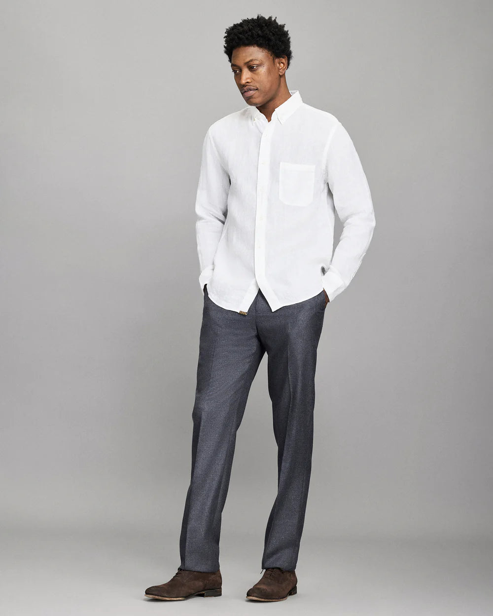 Billy Reid Linen Tuscumbia Shirt