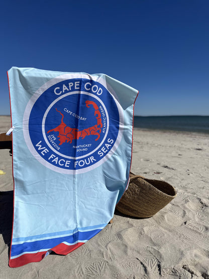 The Cape Cod Towel Company Shark Week – Save Our Seas Beach Towel