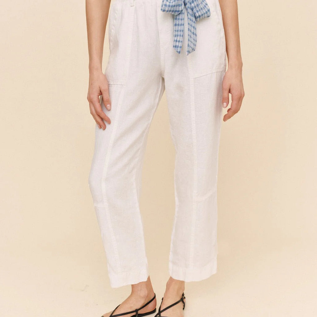 Bella Dahl Seam Pant With Printed Sash